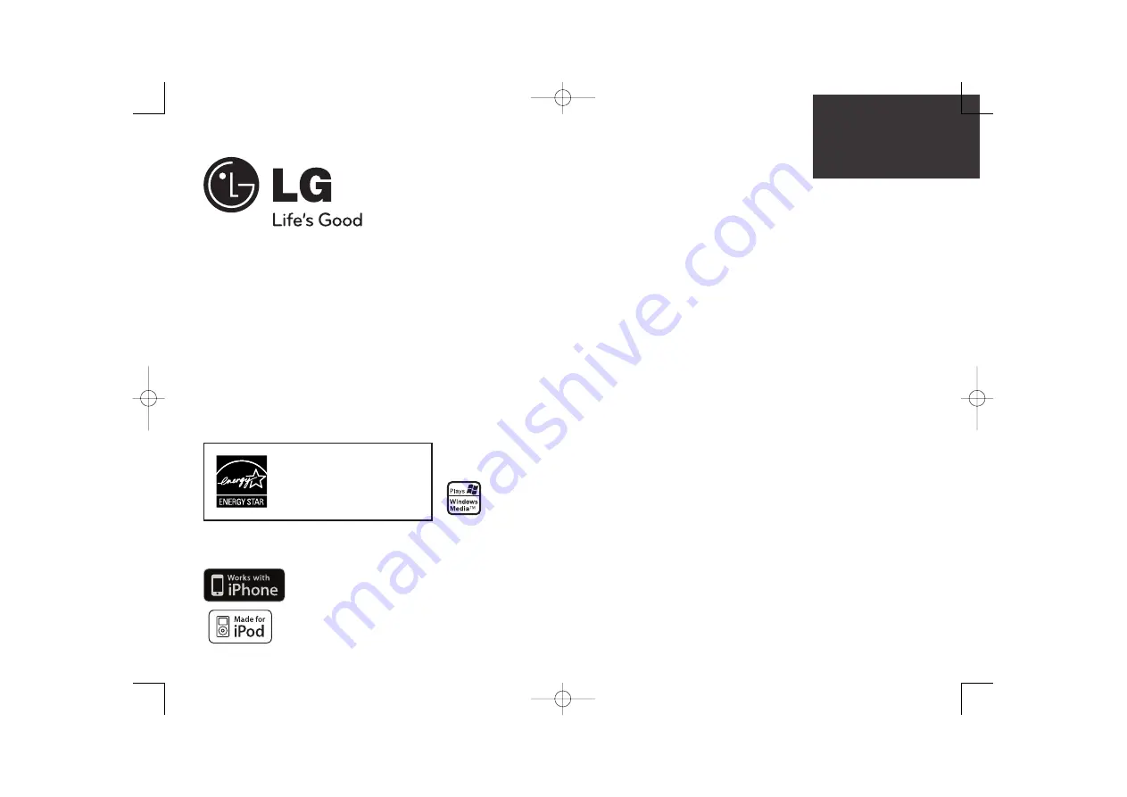 LG MCD504 Series Owner'S Manual Download Page 1