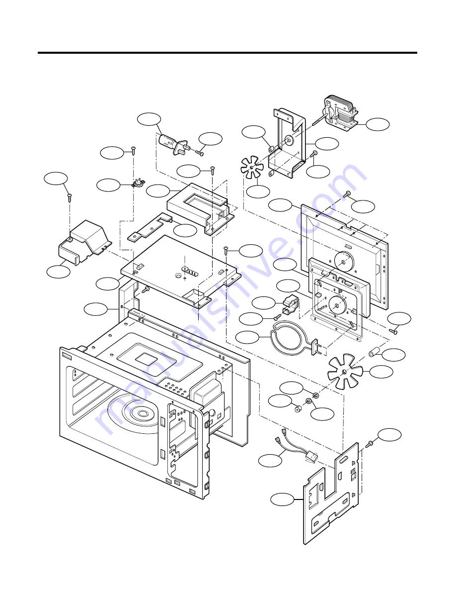 LG MH-1355M Service Manual Download Page 49