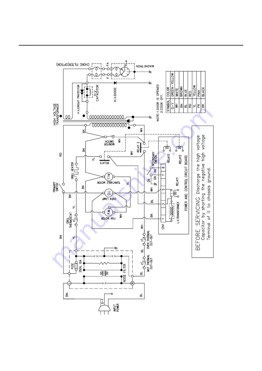 LG MH-704A Service Manual Download Page 5