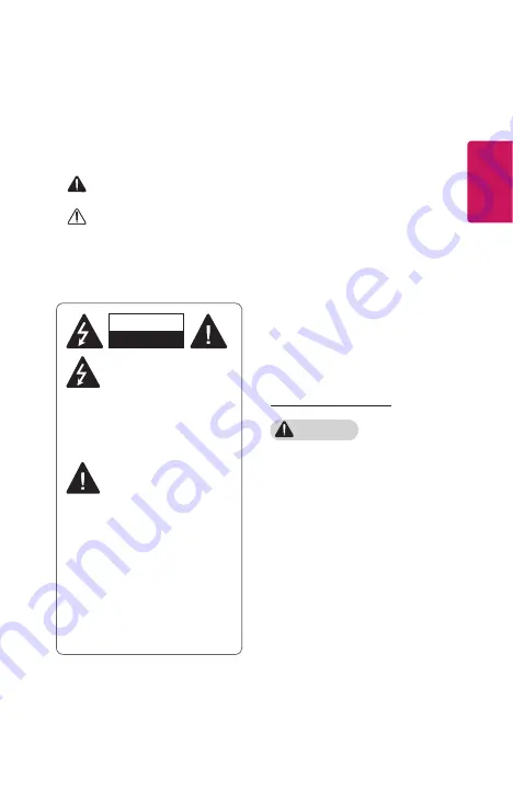 LG Minibeam Pro PF1500W Owner'S Manual Download Page 3