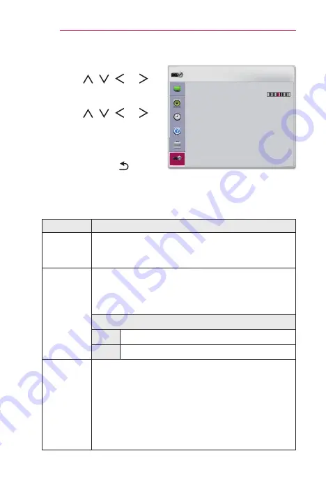 LG MiniBeam PW1500GB Owner'S Manual Download Page 82