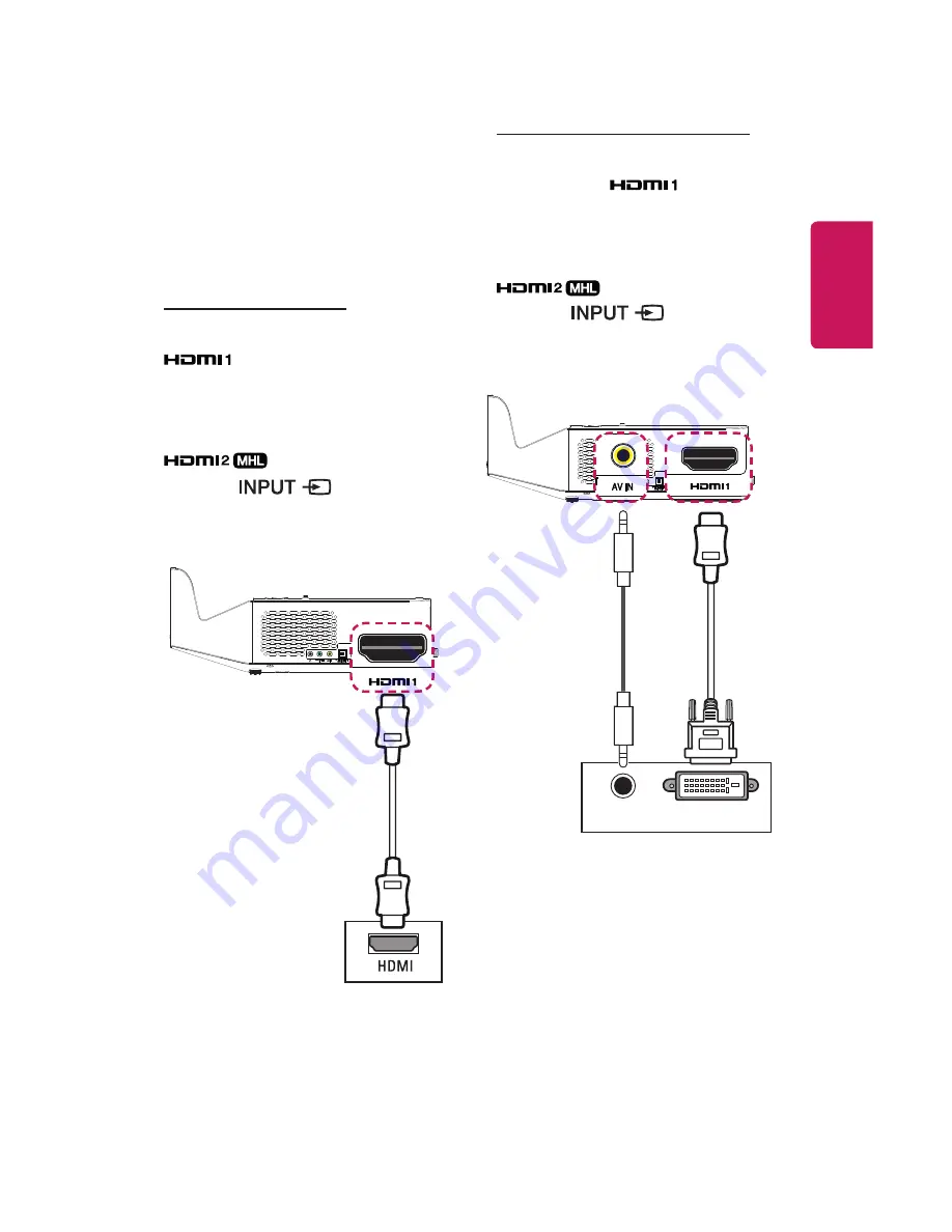 LG Minibeam UST Owner'S Manual Download Page 109