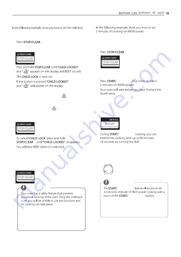 LG MJ3286SFU Owner'S Manual Download Page 18