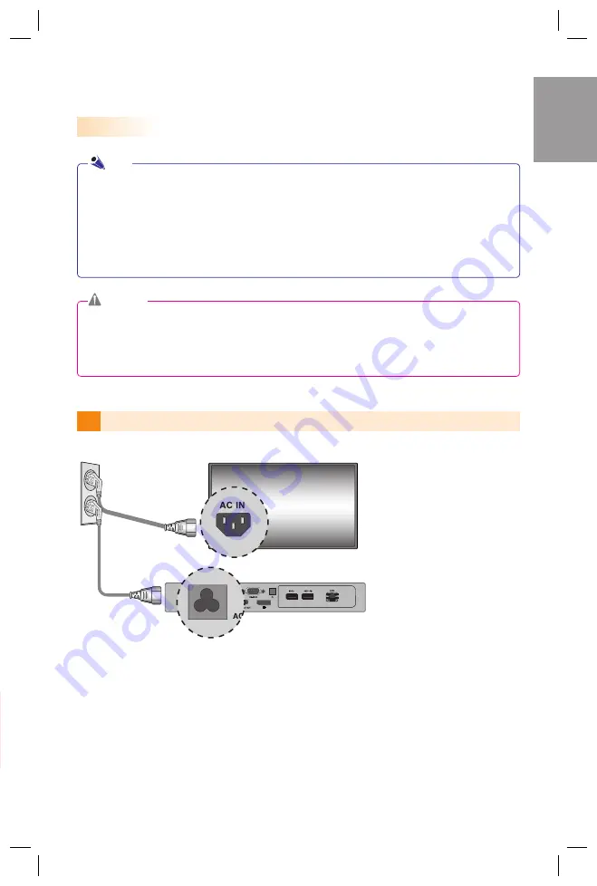 LG MP500-F Series Easy Setup Manual Download Page 9