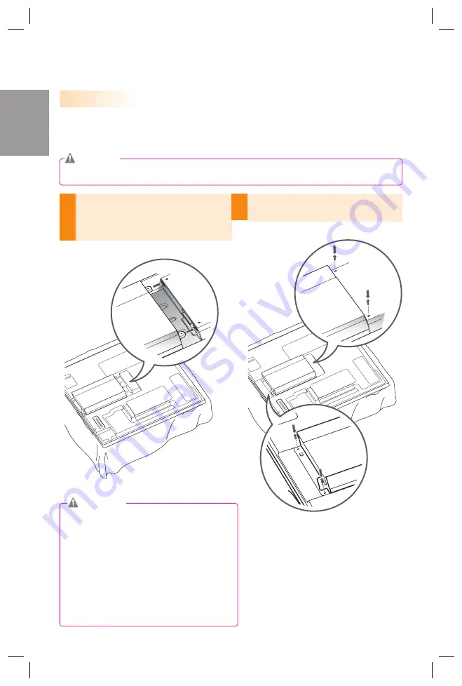 LG MP500-F Series Easy Setup Manual Download Page 18