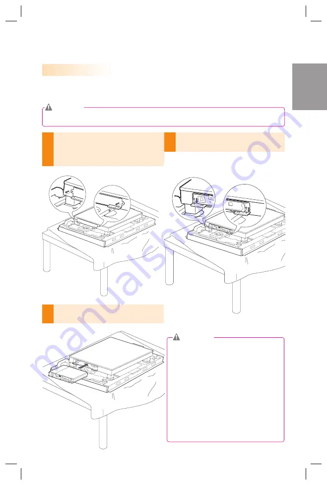 LG MP500-F Series Easy Setup Manual Download Page 19