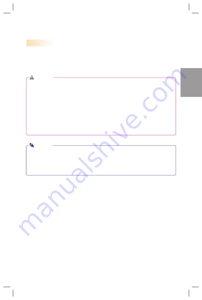 LG MP500-F Series Easy Setup Manual Download Page 45