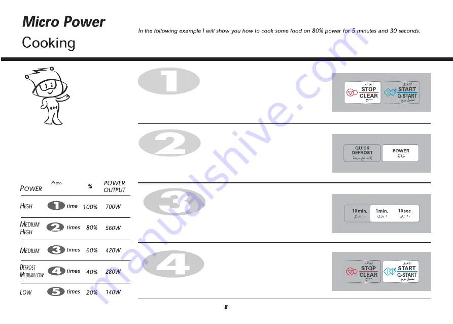 LG MS-1944V Owner'S Manual Download Page 8