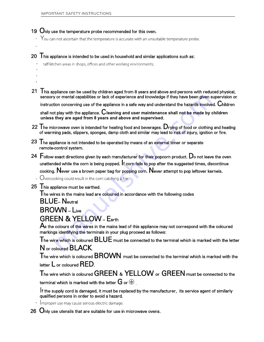 LG MS253 SERIES Owner'S Manual Download Page 6