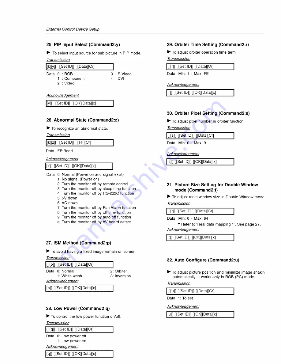 LG MU-42PZ90XC Owner'S Manual Download Page 30