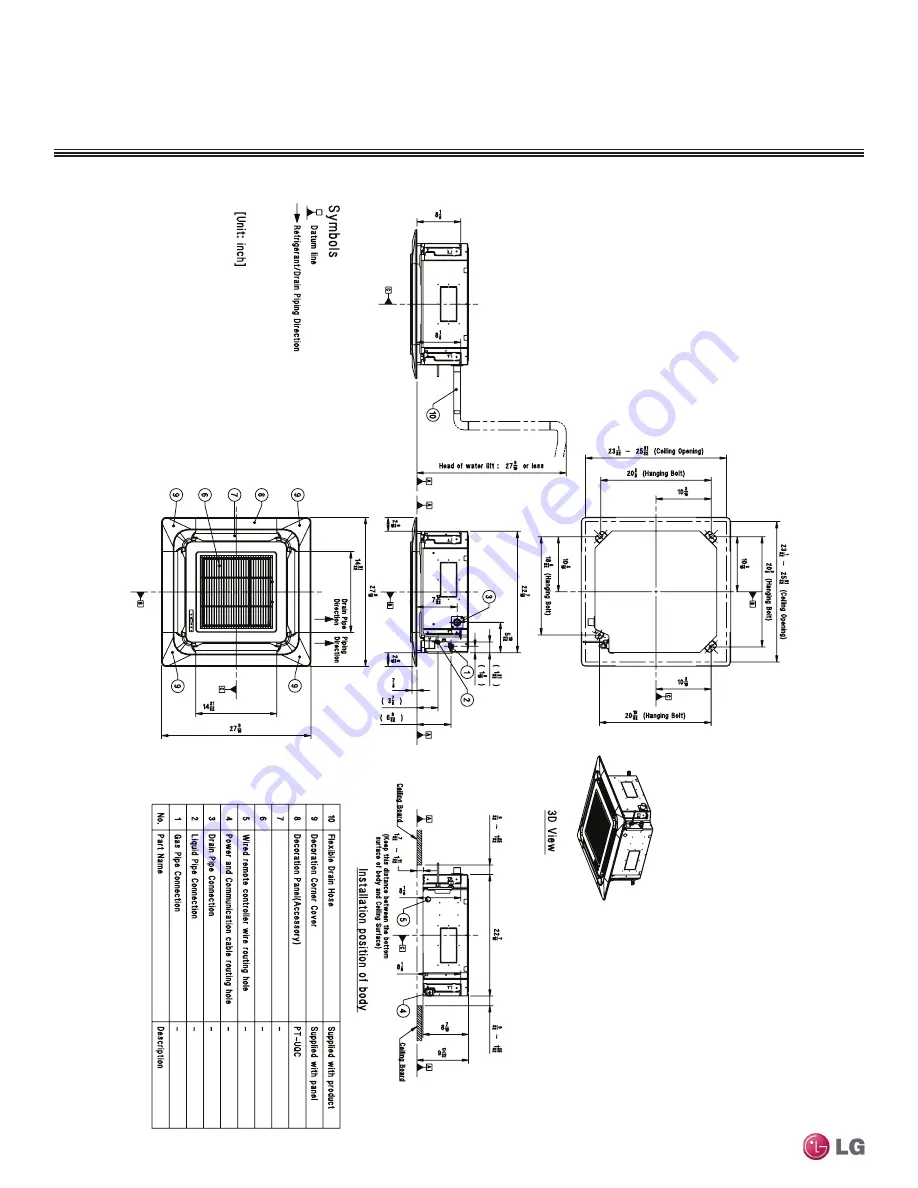 LG MULTI F MAX Engineering Manual Download Page 132