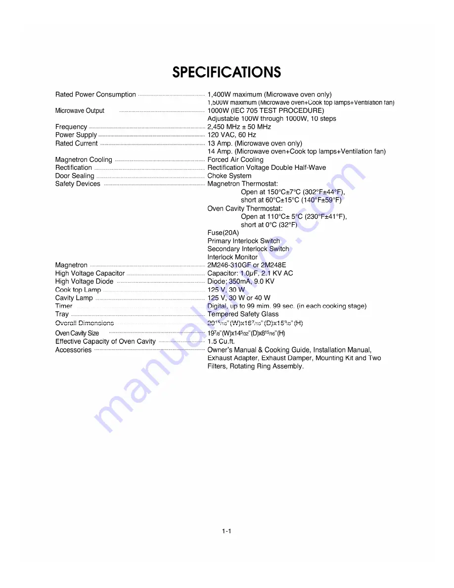 LG MV-1560T Service Manual Download Page 4