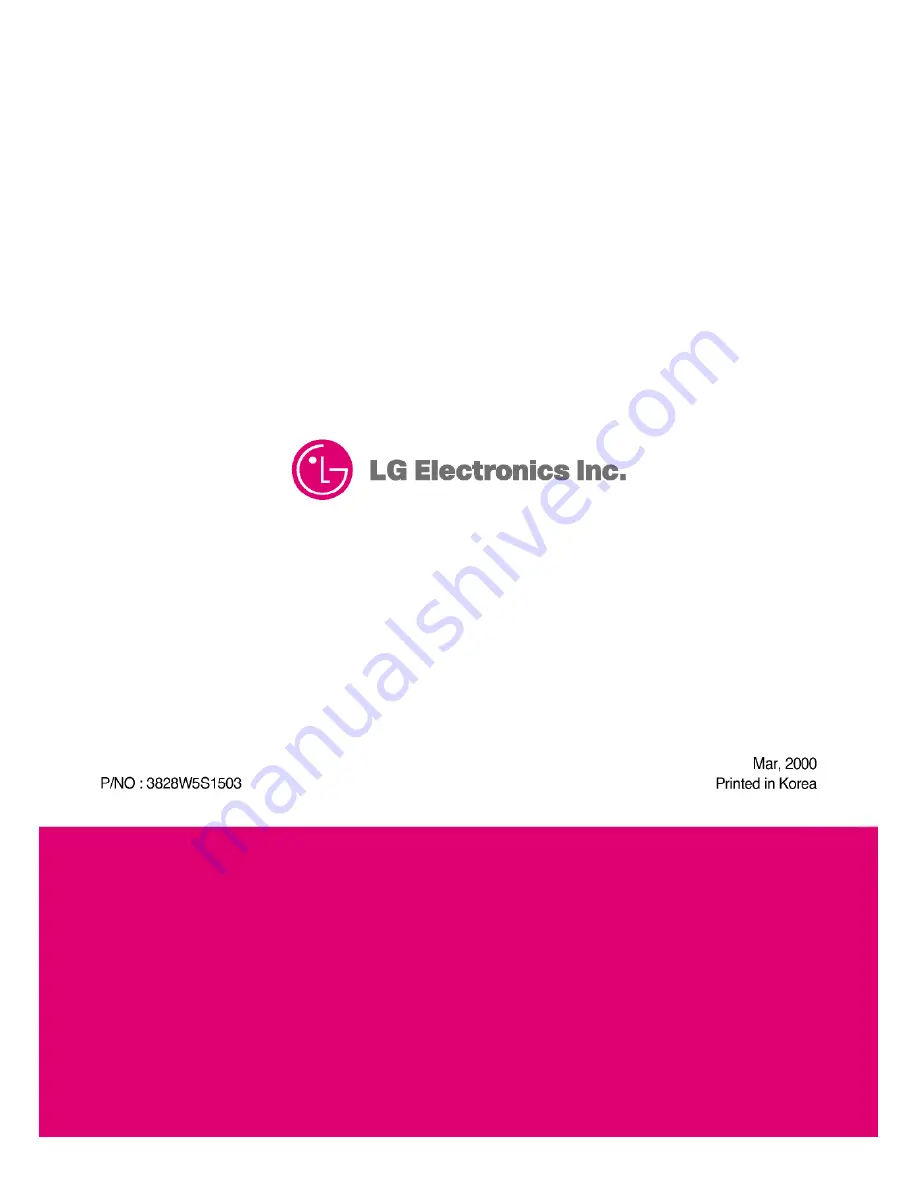 LG MV-1560T Service Manual Download Page 46