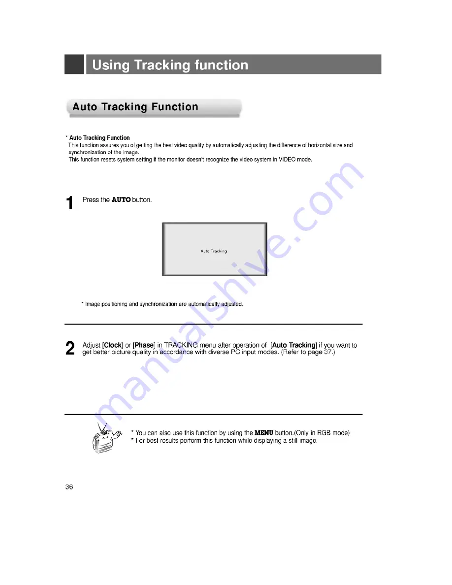 LG MW-60SZ12 Owner'S Manual Download Page 36