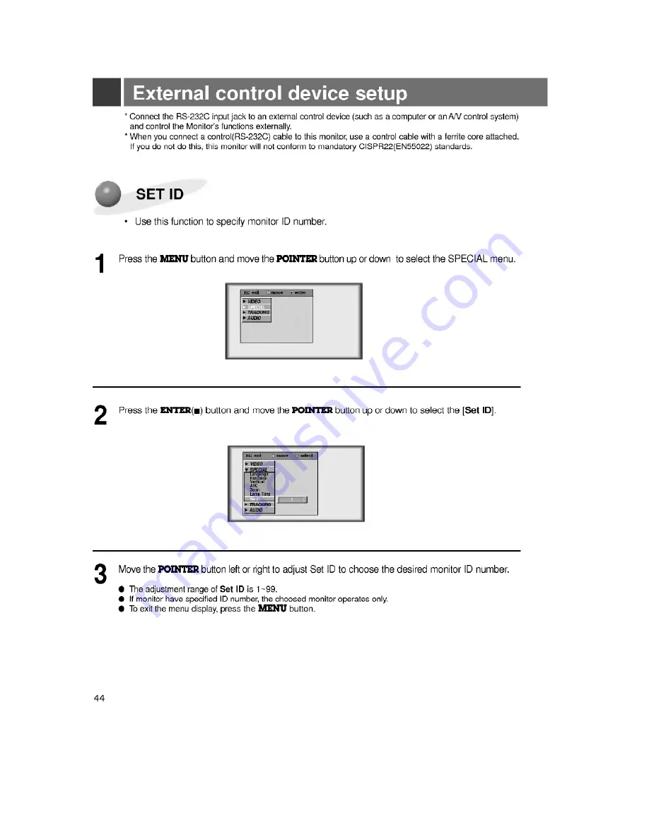 LG MW-60SZ12 Owner'S Manual Download Page 44