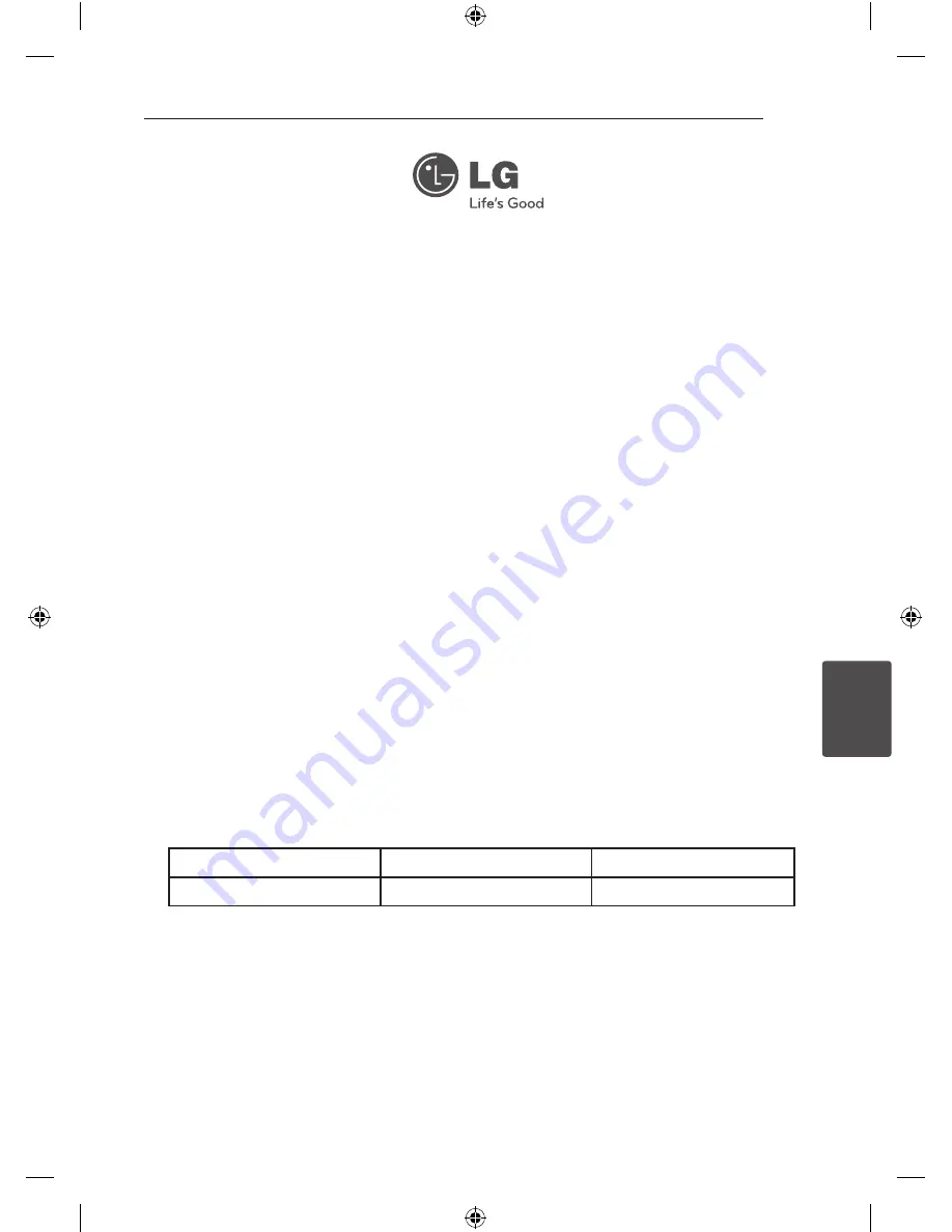 LG NB2530A Owner'S Manual Download Page 23