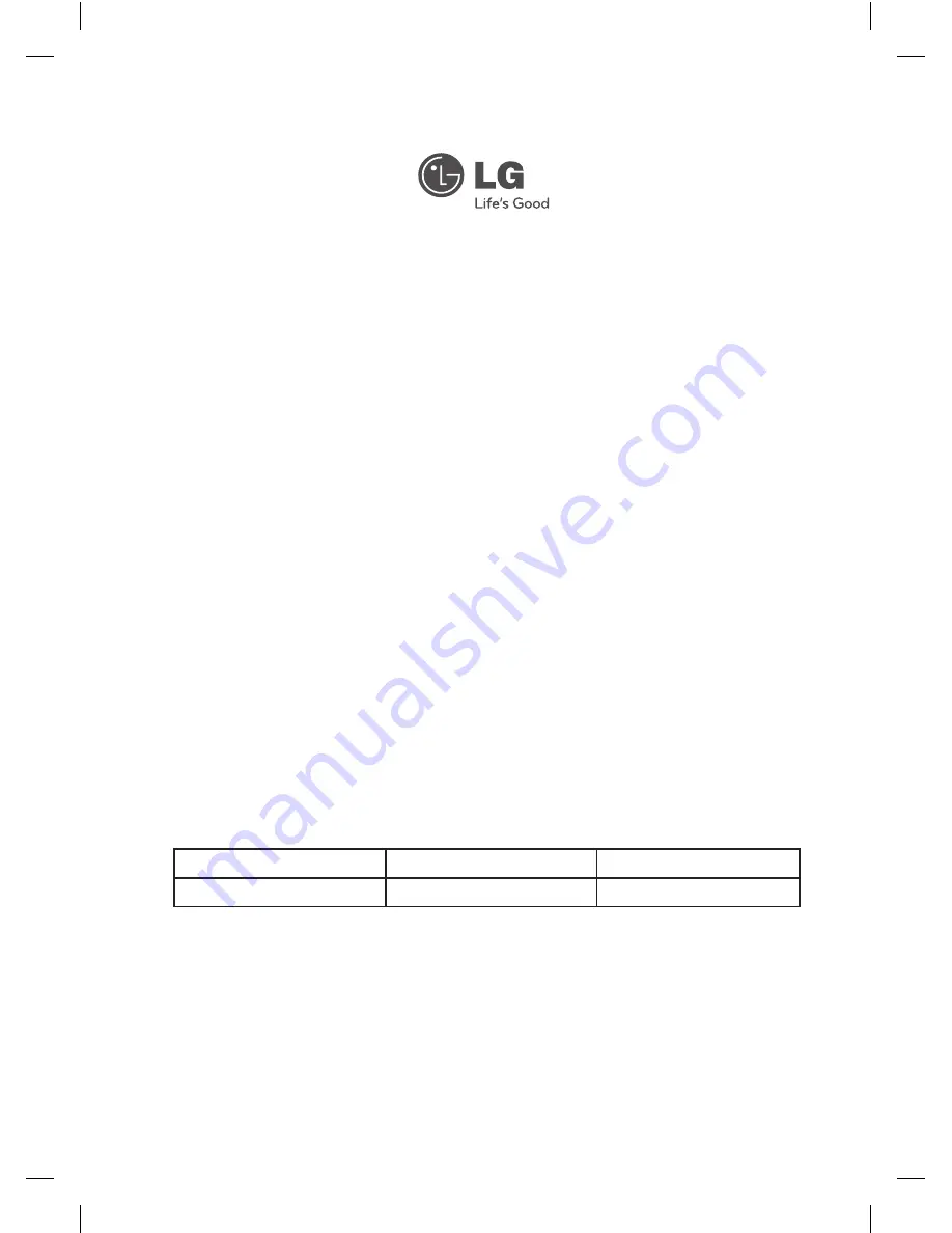 LG ND2531 Owner'S Manual Download Page 20