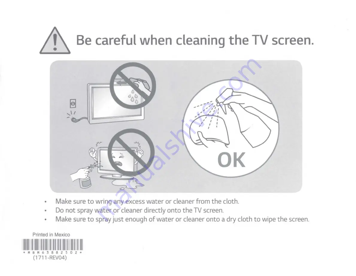 LG OLED55B9PUA Safety And Reference Download Page 27