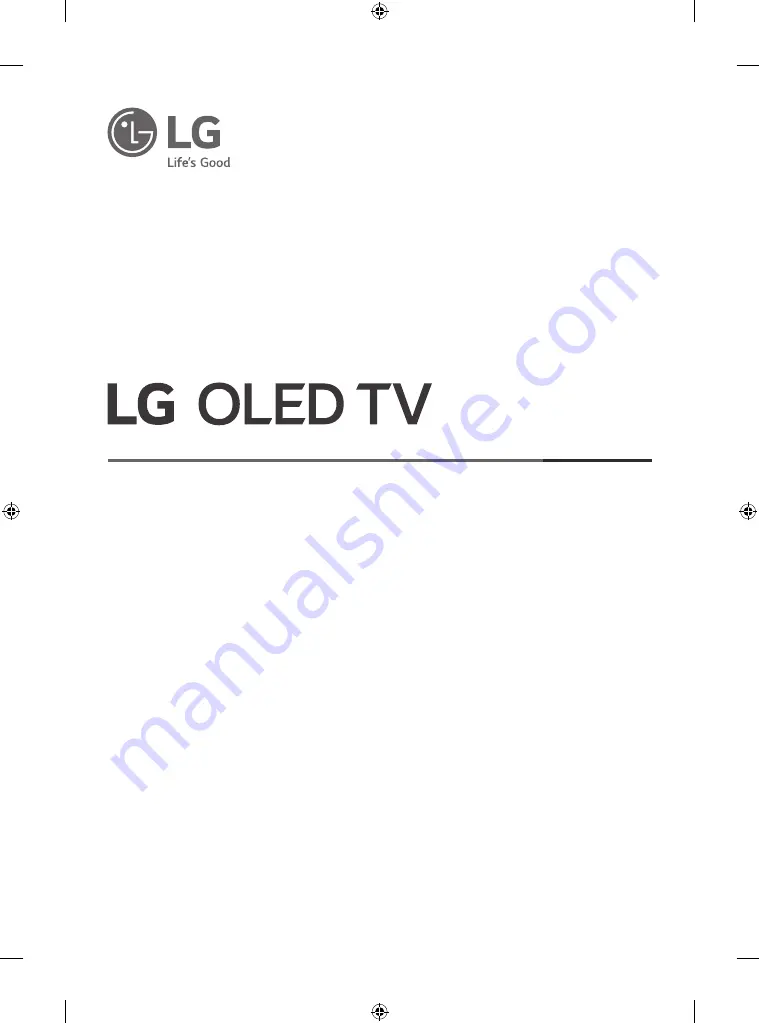 LG OLED55BXPDA Owner'S Manual Download Page 1