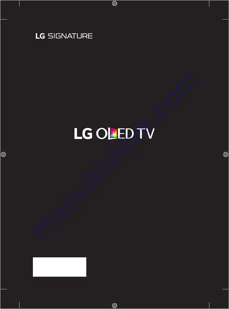 LG OLED65G6 Series Manual Download Page 13