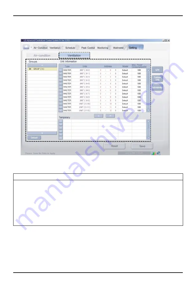 LG PC Central Controller Installation Manual Download Page 34