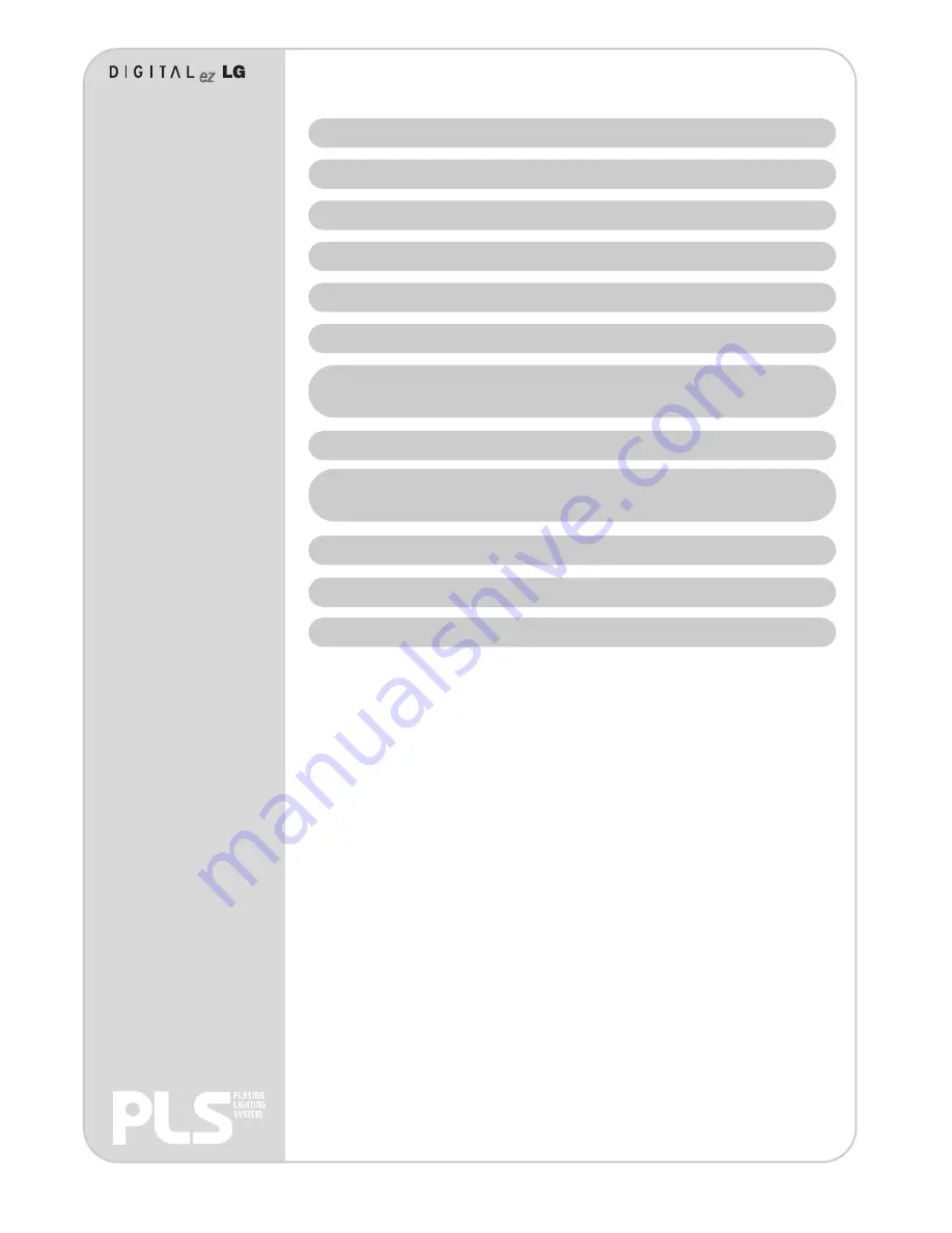 LG PSF1032A User Manual Download Page 14