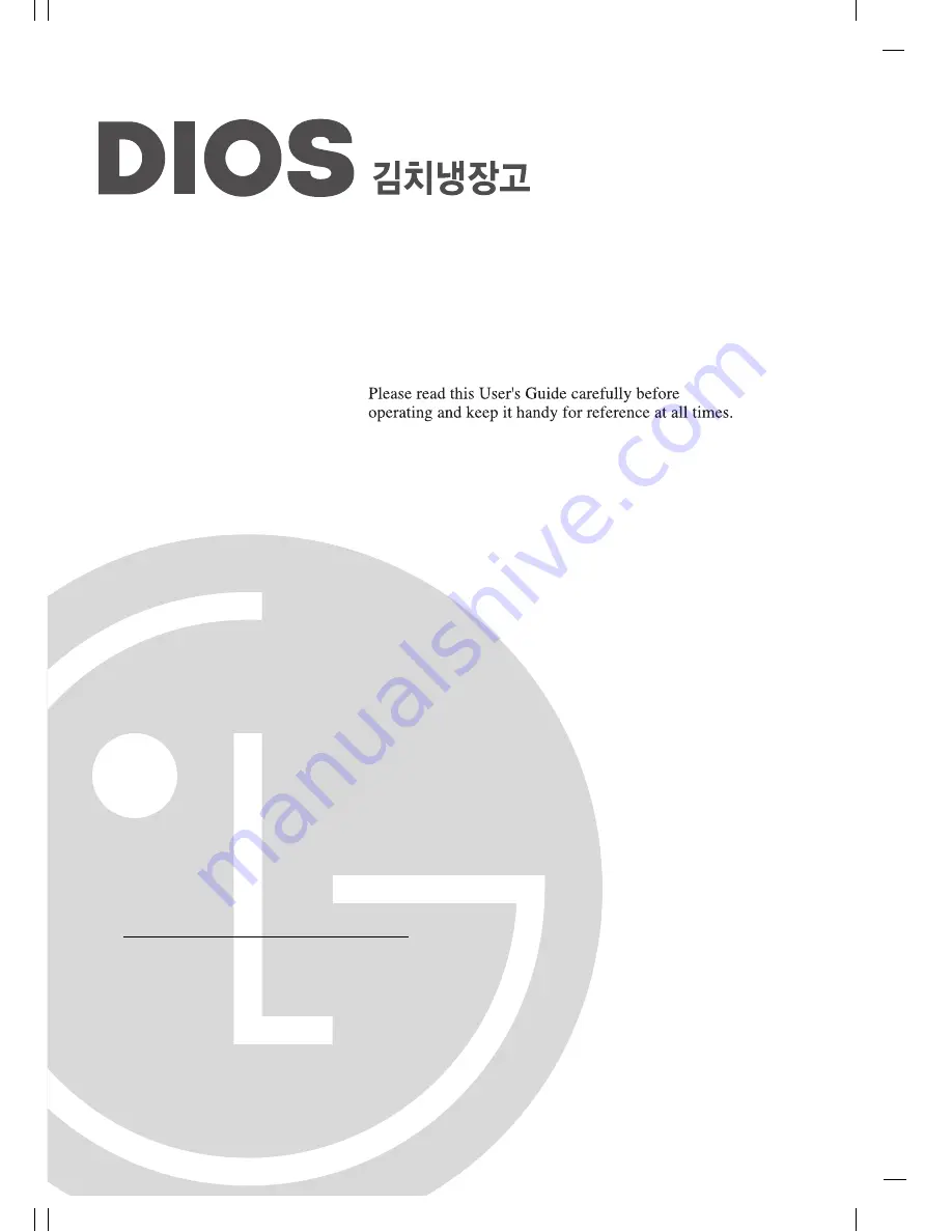 LG R-K243UG User Manual Download Page 1