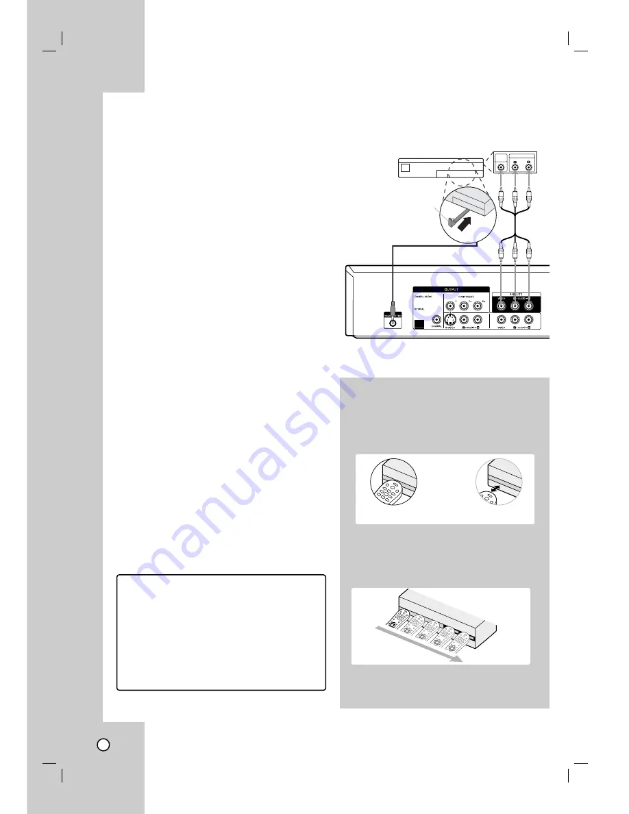 LG RC700N -  - DVDr/ VCR Combo Скачать руководство пользователя страница 16