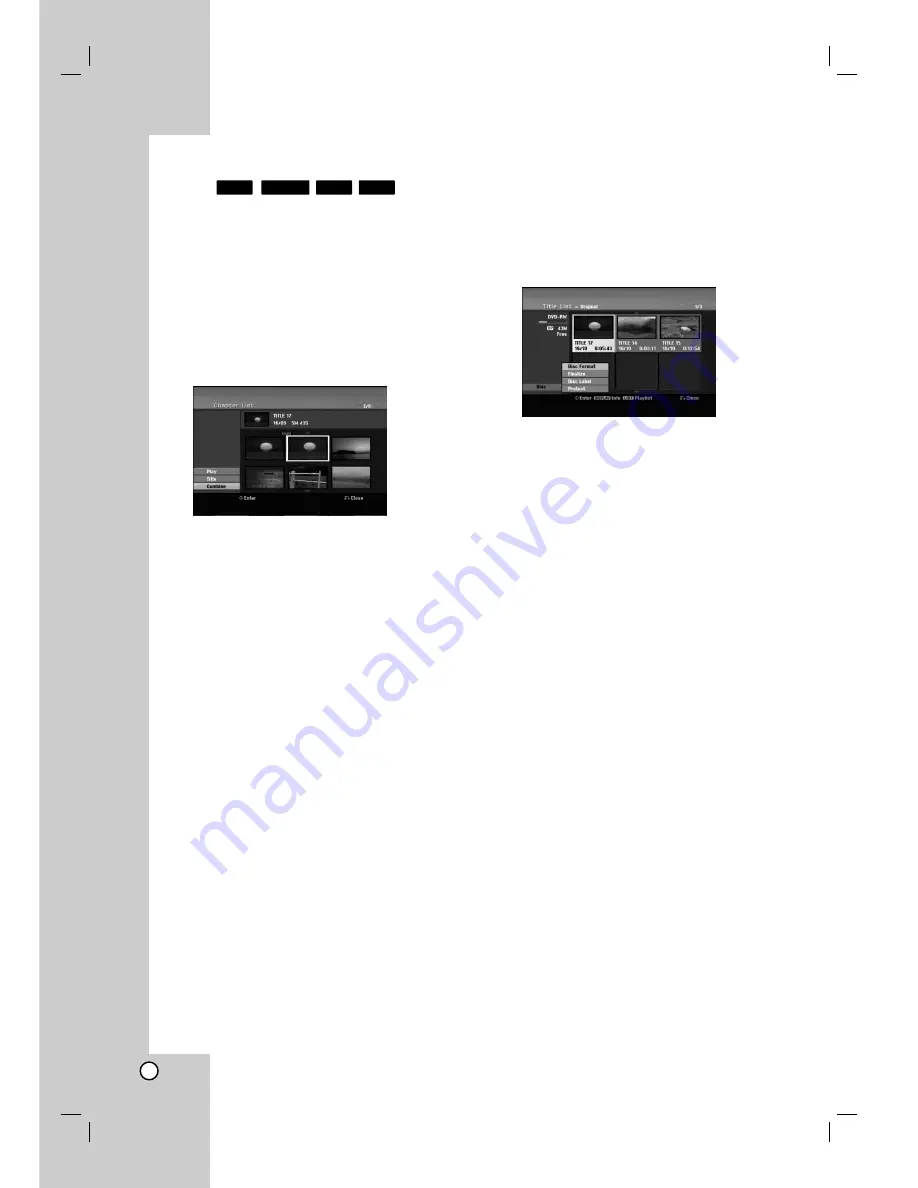 LG RH265 Owner'S Manual Download Page 46