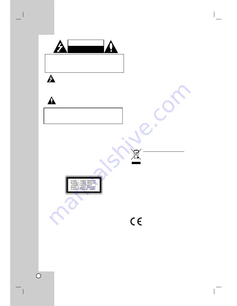 LG RH265 Owner'S Manual Download Page 58