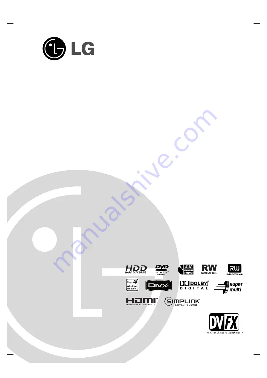 LG RH298H Owner'S Manual Download Page 1