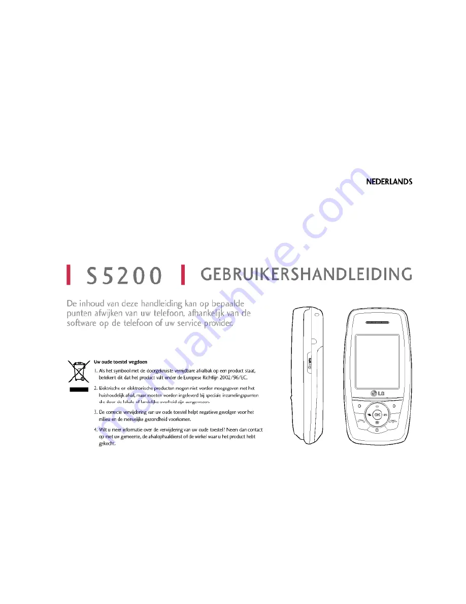 LG S5200 User Manual Download Page 2