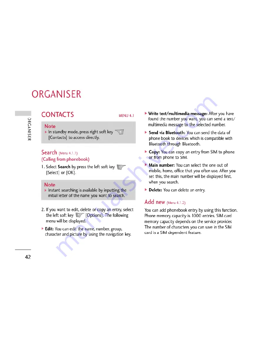 LG S5200 User Manual Download Page 219