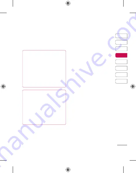 LG Secret KF750 User Manual Download Page 107