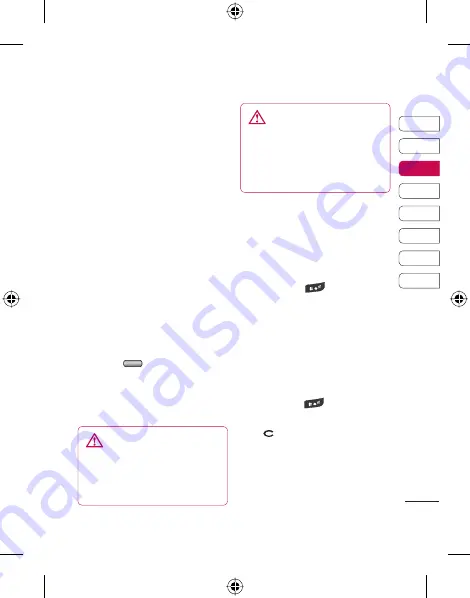 LG Secret KF750 User Manual Download Page 167