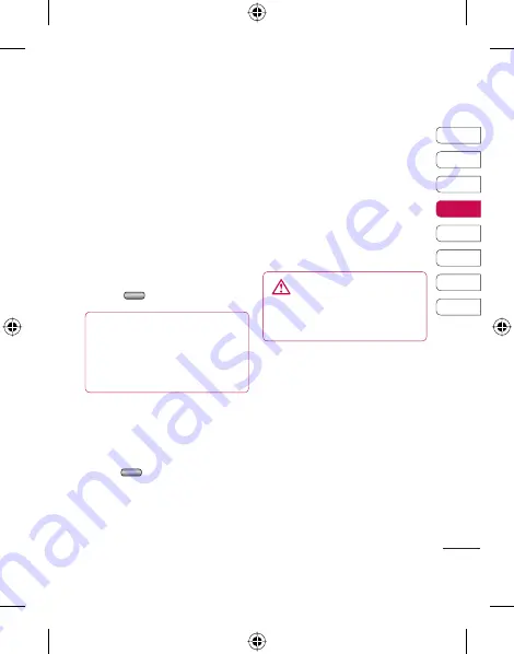 LG Secret KF750 User Manual Download Page 239