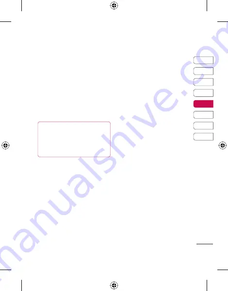 LG Secret KF750 User Manual Download Page 251