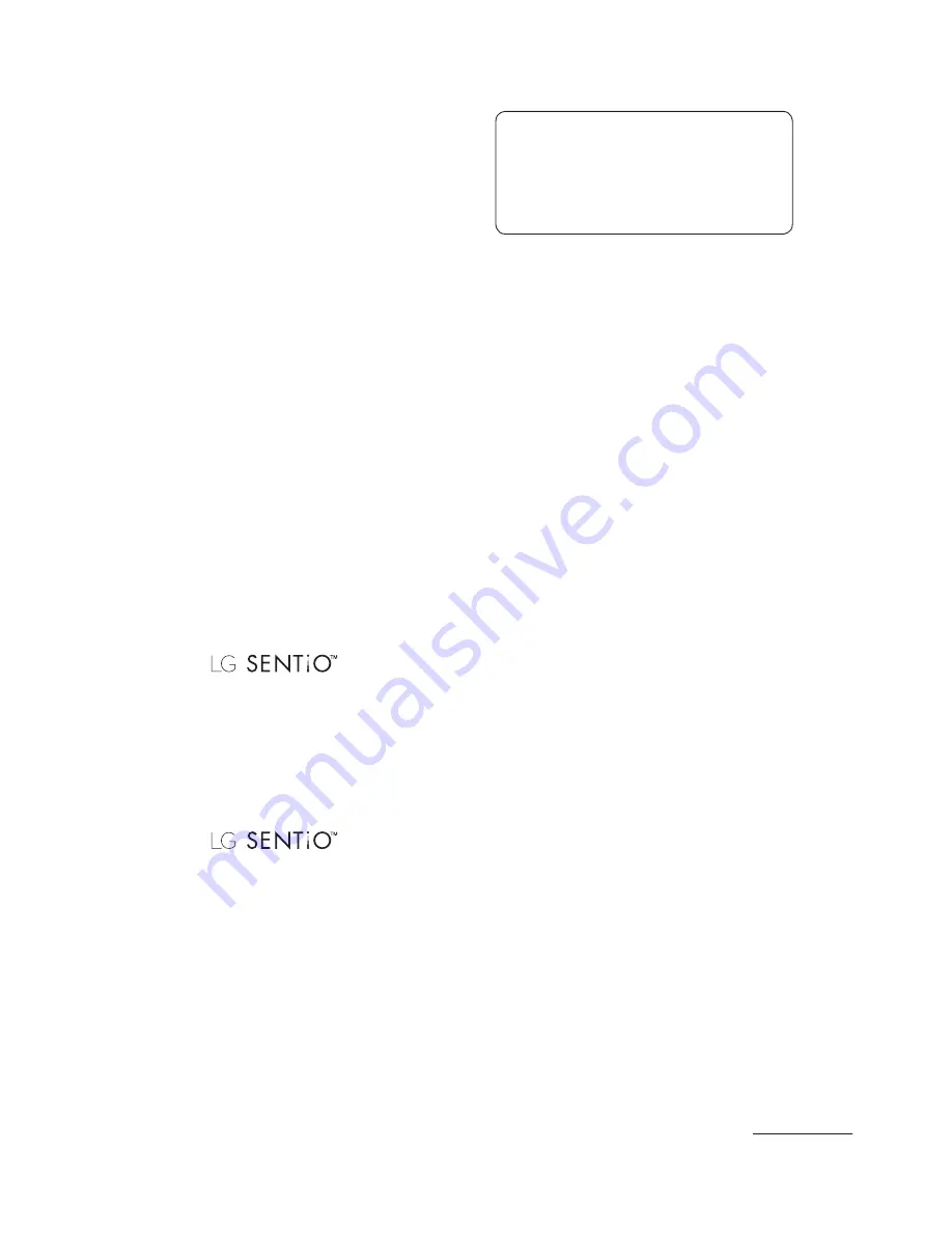 LG Sentio User Manual Download Page 113