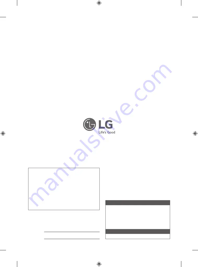 LG SM9970PUA Owner'S Manual Download Page 20