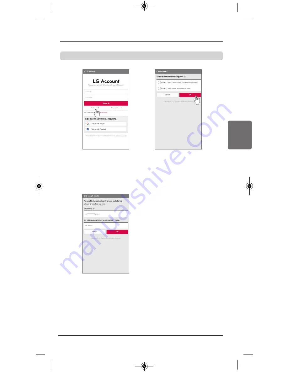 LG SmartThinQ LCW-003 Owner'S Manual Download Page 219