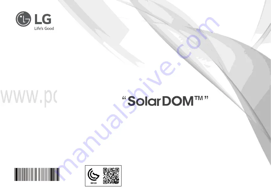 LG SolarDOM MA3884NCR Owner'S Manual Download Page 1