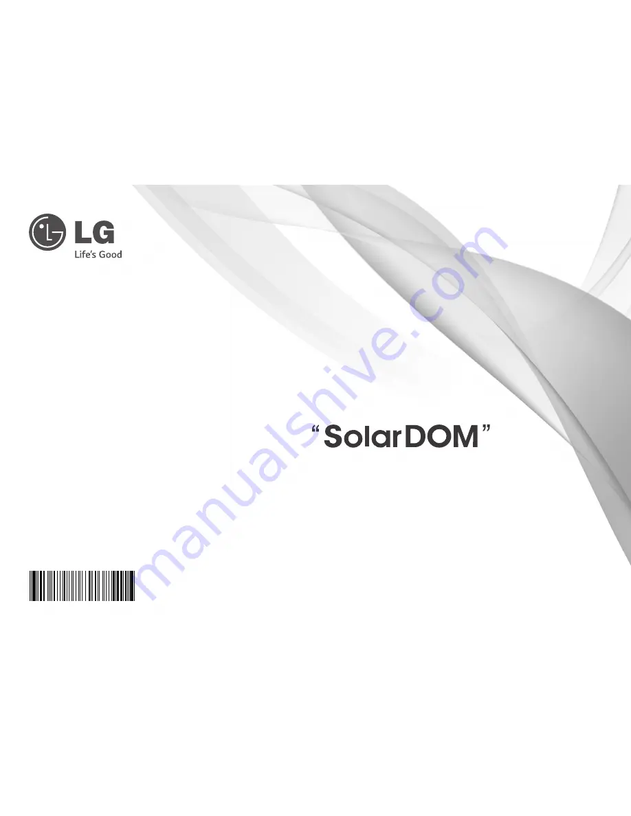 LG SOLARDOM MA3884NGR Owner'S Manual Download Page 1