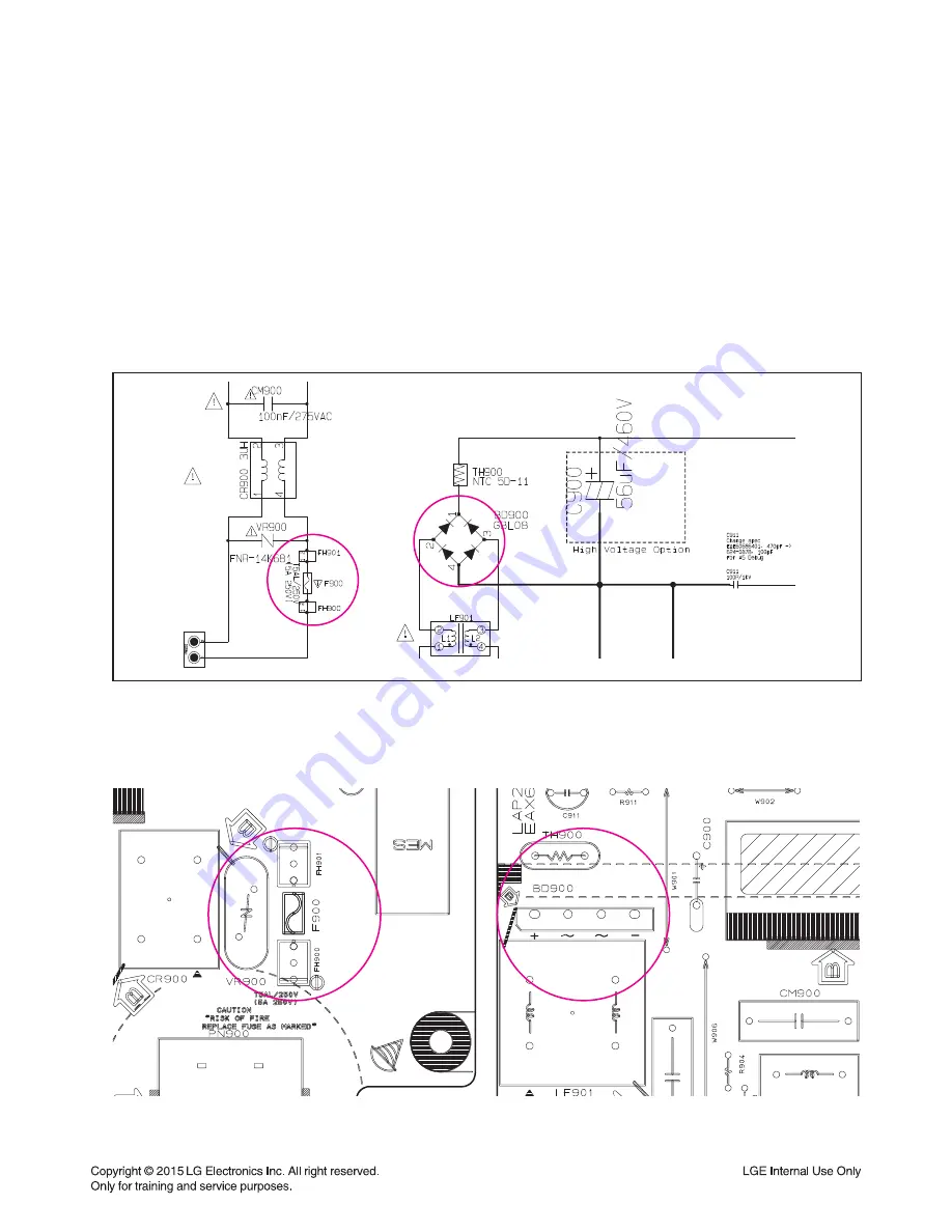 LG SoundPlate lab550h Service Manual Download Page 40