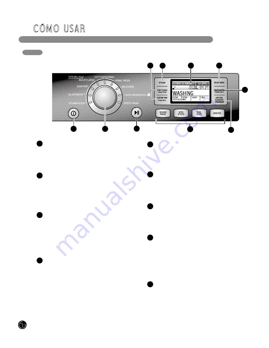 LG Steam Washer WM0001HTMA User'S Manual & Installation Instructions Download Page 58