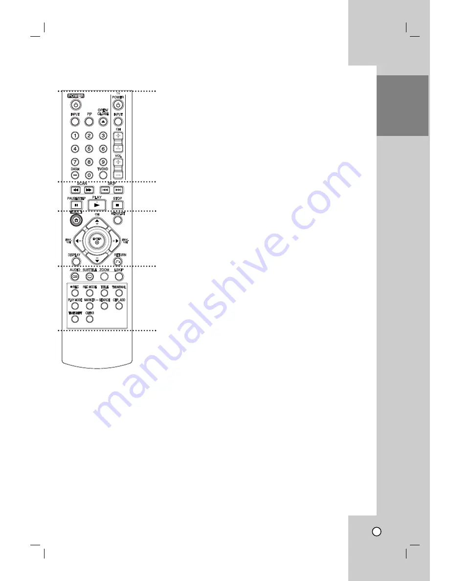 LG SUPER MULTI FORMAT RECORDING DR787T Owner'S Manual Download Page 11