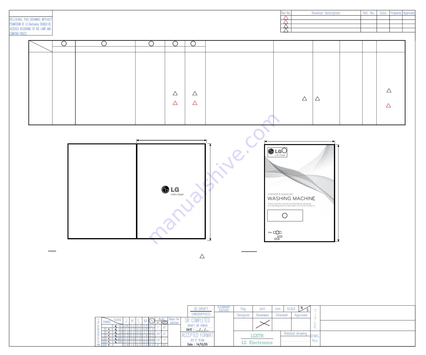 LG T1049TEFT Owner'S Manual Download Page 1