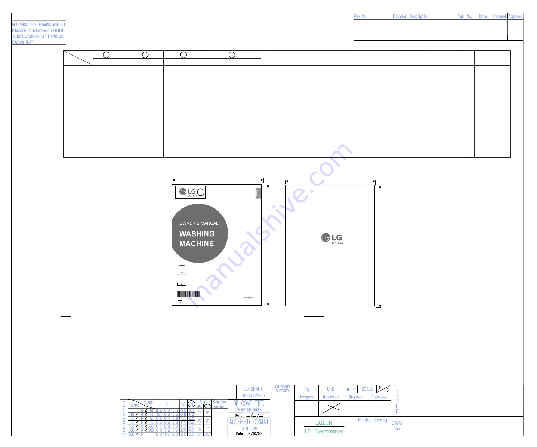 LG T1288NEHTA Owner'S Manual Download Page 1