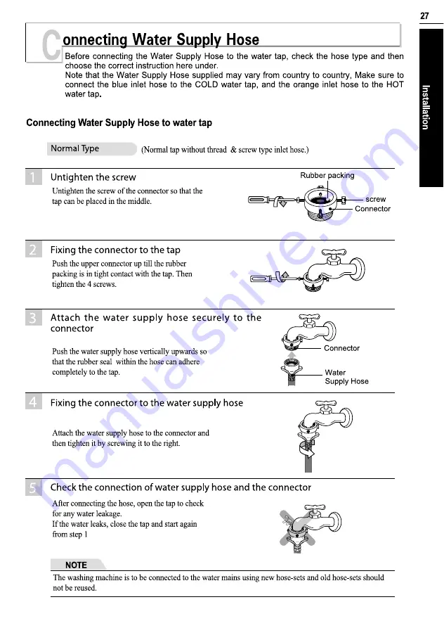 LG T1443TEFT0 Owner'S Manual Download Page 27