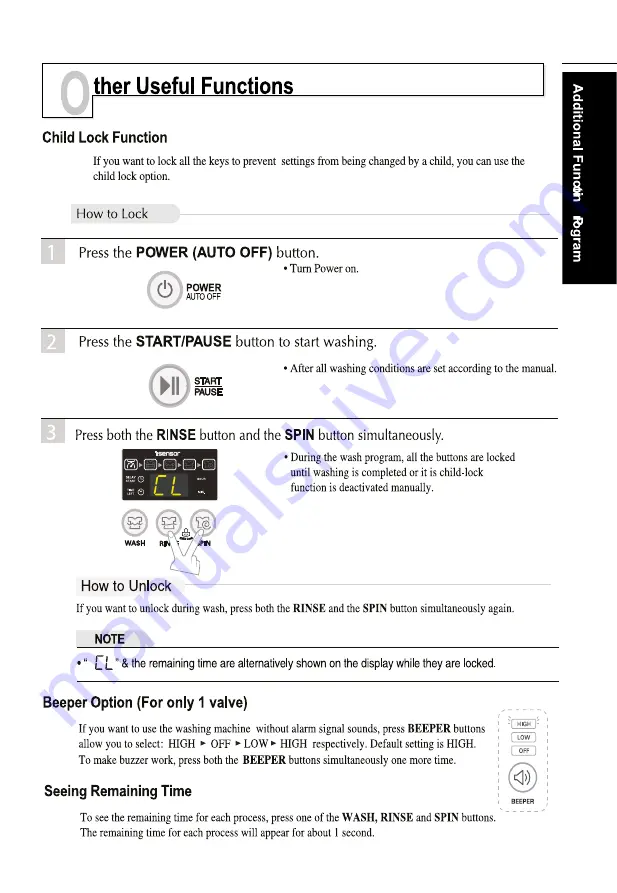 LG T8003TEEL3 Owner'S Manual Download Page 25