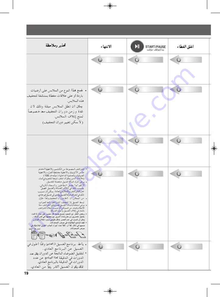 LG TD932AFFS5 Owner'S Manual Download Page 62